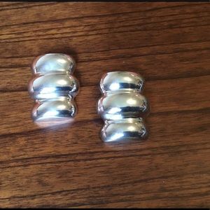 .925 X-Large Sterling Silver Earrings — Clips